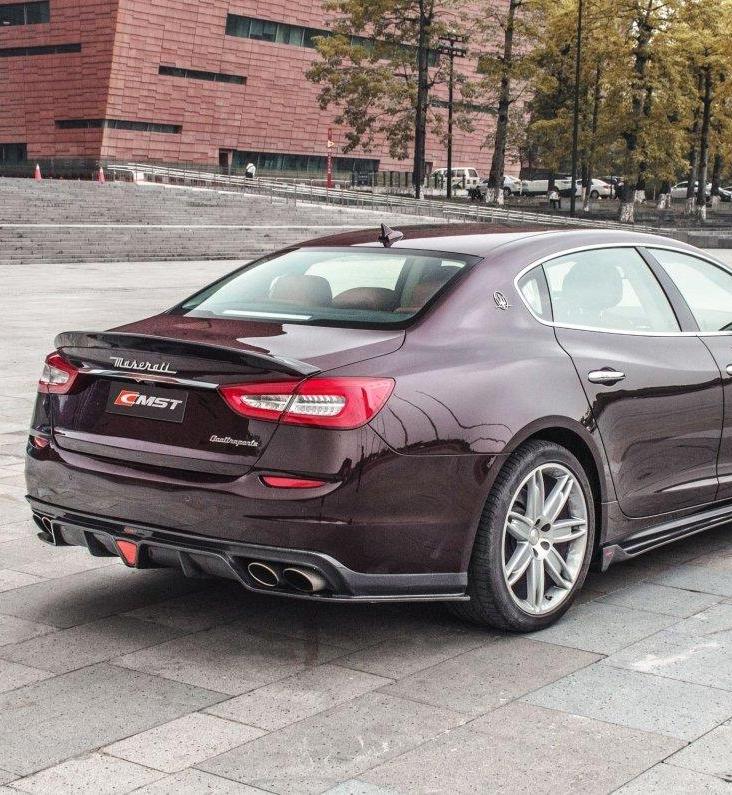 ปีก/สปอยเลอร์หลัง CMST ทรง ปากเป็ด สำหรับ Maserati Quattroporte 2014-ON