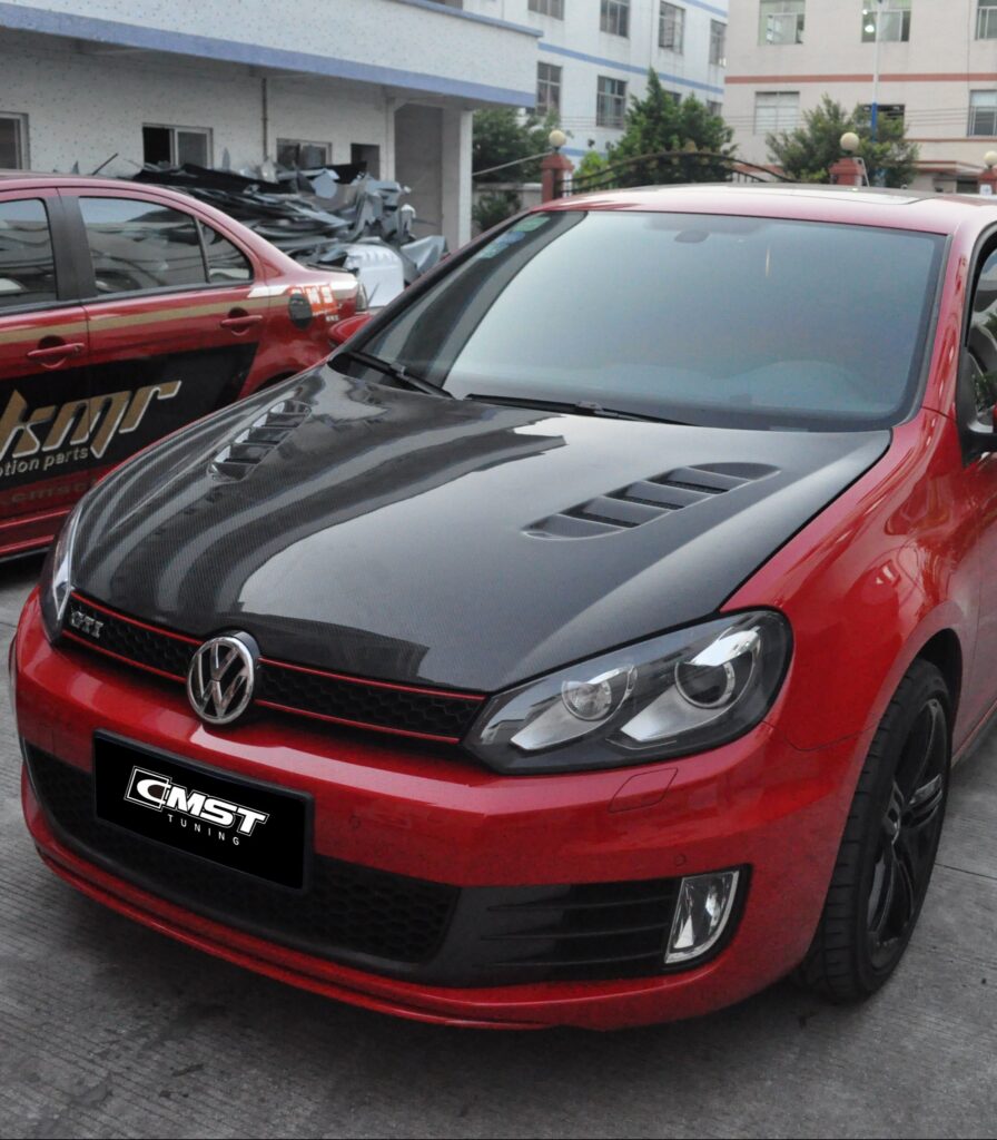 ฝากระโปรงหน้า CMST ทรง V1 สำหรับ Volkswagen Golf MK6 2010-2014