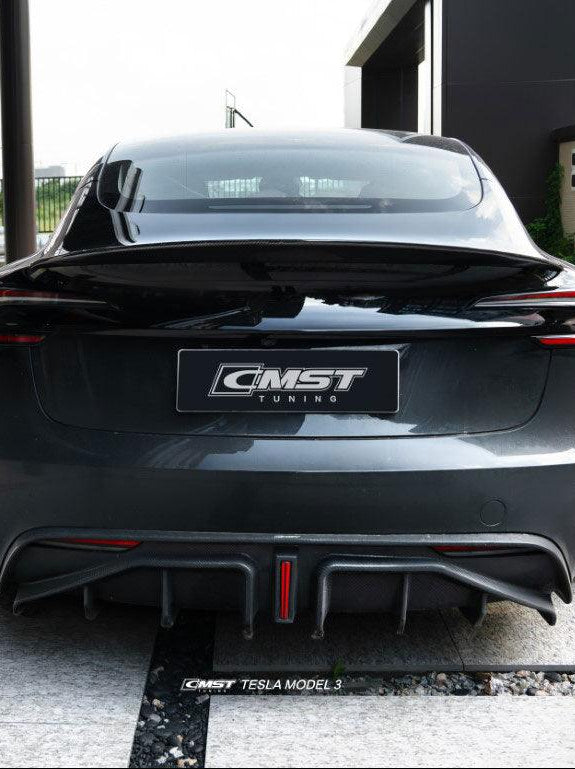ปีก/สปอยเลอร์หลัง CMST ทรง V3 สำหรับ Tesla Model 3 Highland 2024-ON