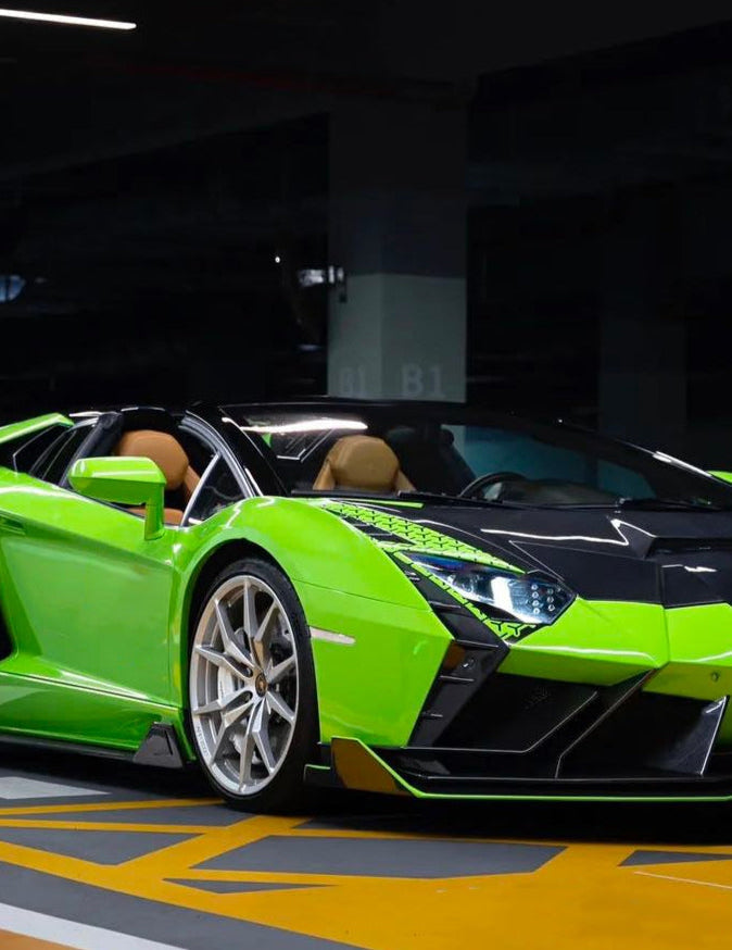 หน้า Fender โดย CMST Tuning สำหรับ Lamborghini Aventador Base LP700 LP720 S LP740 SV LP750 Ultimate LP780 SVJ LP770 2012-2023