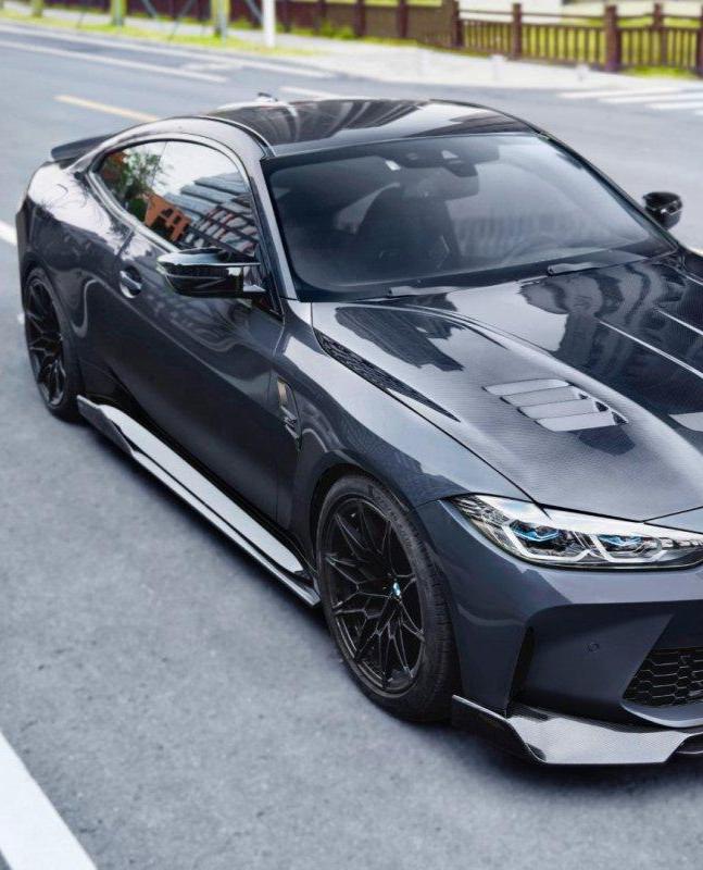 สเกิร์ตข้าง CMST สำหรับ BMW 4 Series G22 2020-ON (แบบที่ 2)