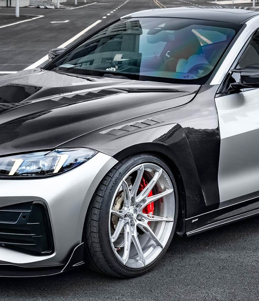 หน้า Fender โดย CMST Tuning สำหรับ BMW 4 Series M440 430 G22 G23 2020-ON