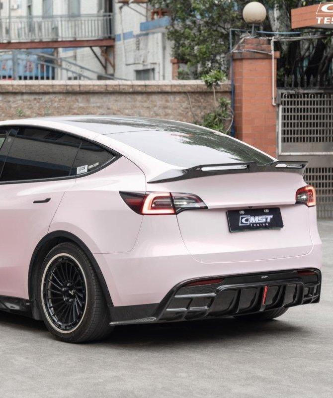 ดิฟฟิวเซอร์หลัง CMST ทรง V5 สำหรับ Tesla Model Y 2020-2025