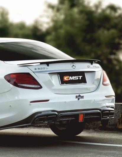สปอยเลอร์หลัง โดย CMST Tuning สำหรับ Mercedes Benz E-Class E63S E63 E53 E43 AMG E550 E450 E400 E350 E300 W213 2017-2023