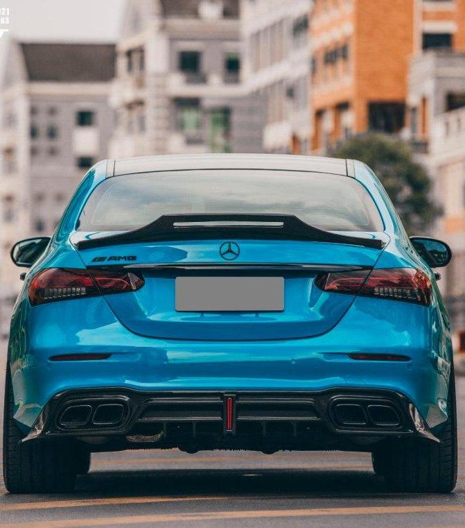 ดิฟฟิวเซอร์หลัง โดย CMST Tuning สำหรับ Mercedes Benz E-Class E63S E63 E53 E43 AMG E550 E450 E400 E350 E300 W213 2017-2023