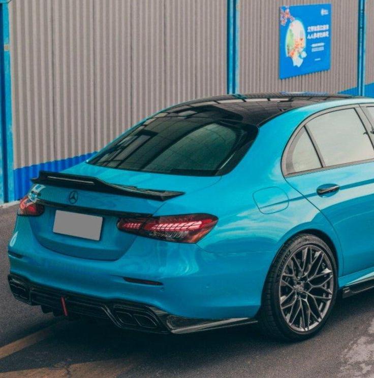 สปอยเลอร์หลัง โดย CMST Tuning สำหรับ Mercedes Benz E-Class E63S E63 E53 E43 AMG E550 E450 E400 E350 E300 W213 2017-2023