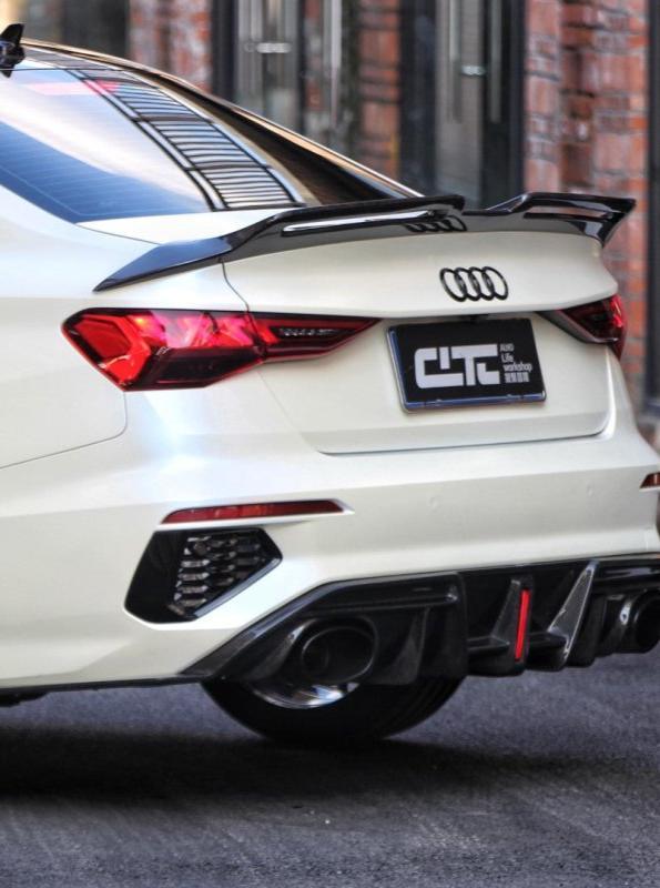 ปีก/สปอยเลอร์หลัง CMST สำหรับ Audi A3/S3