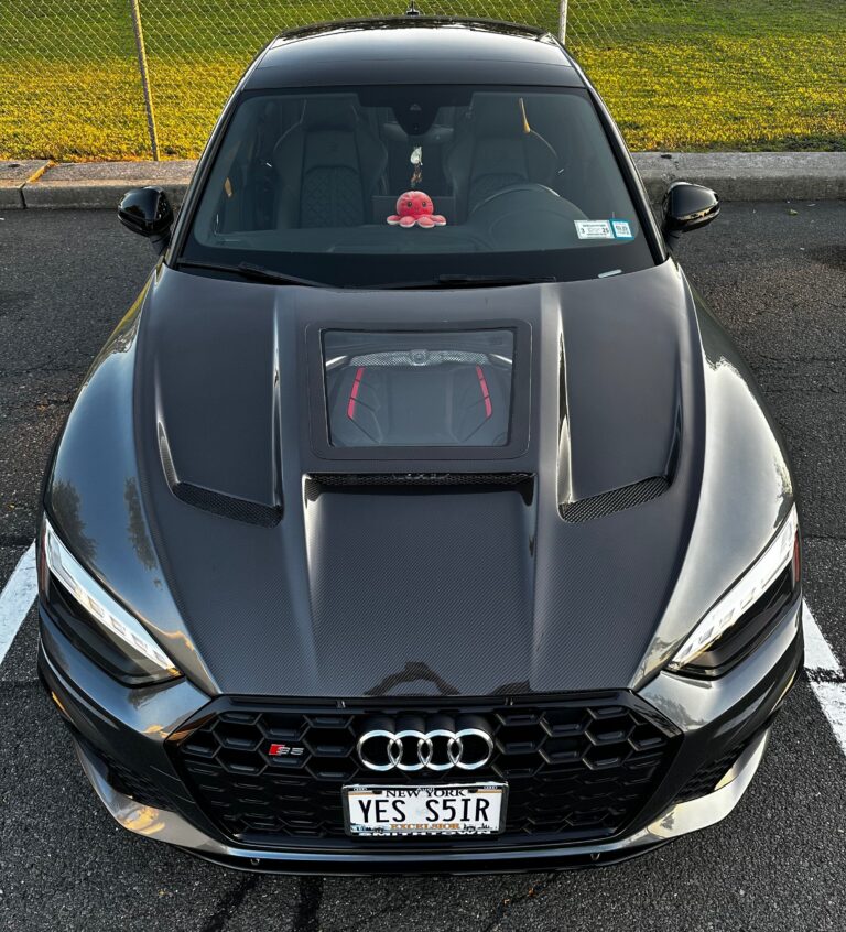 ฝากระโปรงหน้า CMST ทรง V2 สำหรับ Audi RS5 B9
