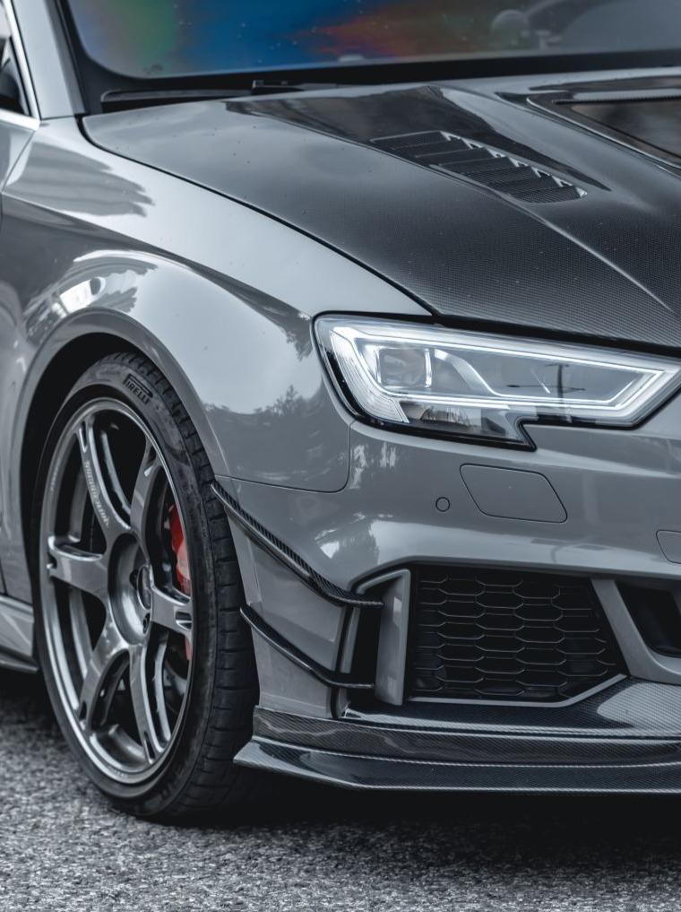 หน้า Canards โดย CMST Tuning สำหรับ Audi RS3 8V.5