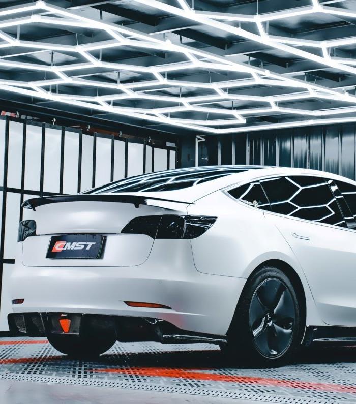 ปีก/สปอยเลอร์หลัง CMST ทรง V3 สำหรับ Tesla Model 3 2017-2023