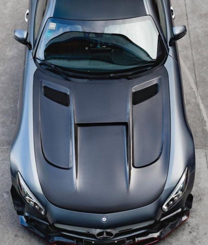 ฝากระโปรงหน้า CMST สำหรับ Mercedes-Benz AMG GT C190 2016-2021