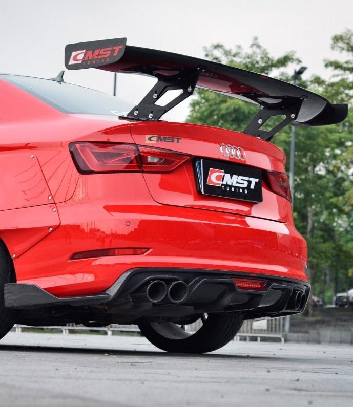 ปีก/สปอยเลอร์หลัง CMST ทรง V1 สำหรับ Audi A3/S3