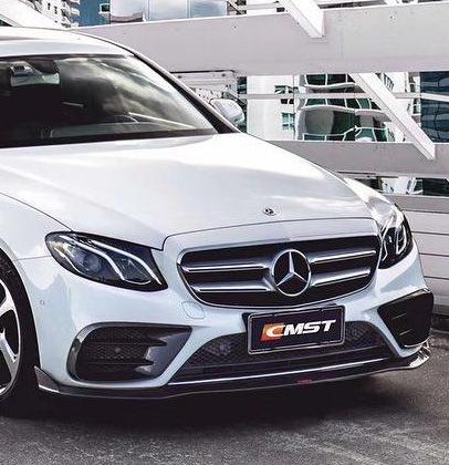 ลิ้นหน้า โดย CMST Tuning สำหรับ Mercedes Benz E-Class E53 E550 E450 E400 E350 E300 W213 2017-2023