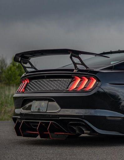 ปีก/สปอยเลอร์หลัง CMST ทรง V4 สำหรับ Ford Mustang S550 2015-2023