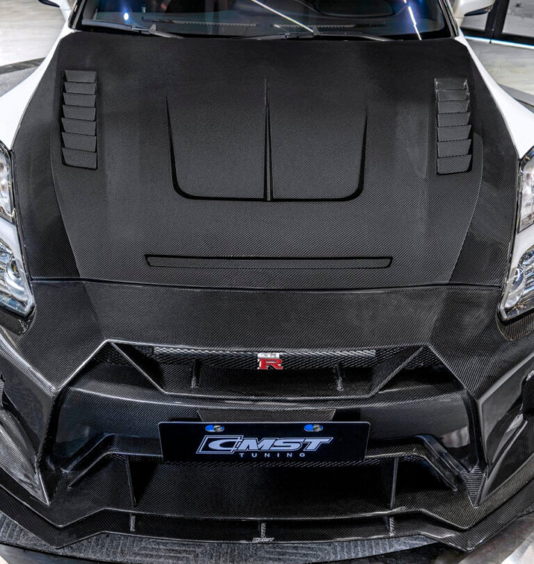 ฝากระโปรงหน้า CMST ทรง V6 สำหรับ Nissan GT-R R35 2017-2024