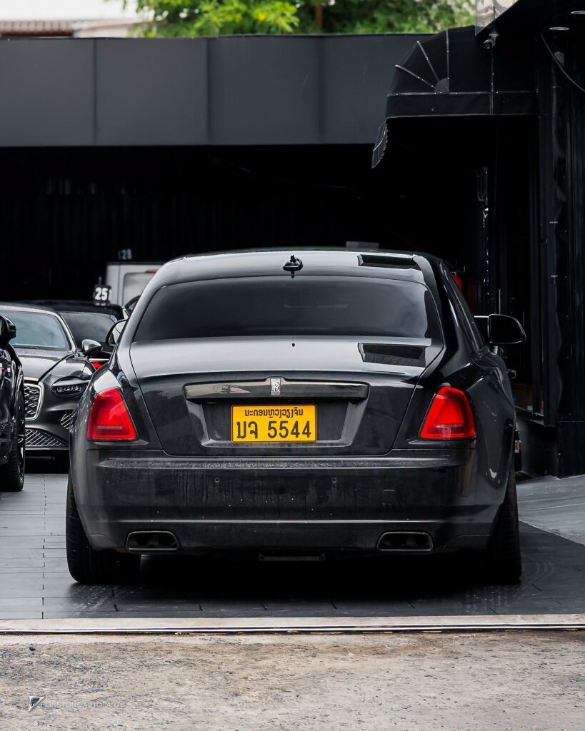 another new arrival Rolls Royce Ghost from Lao PDR