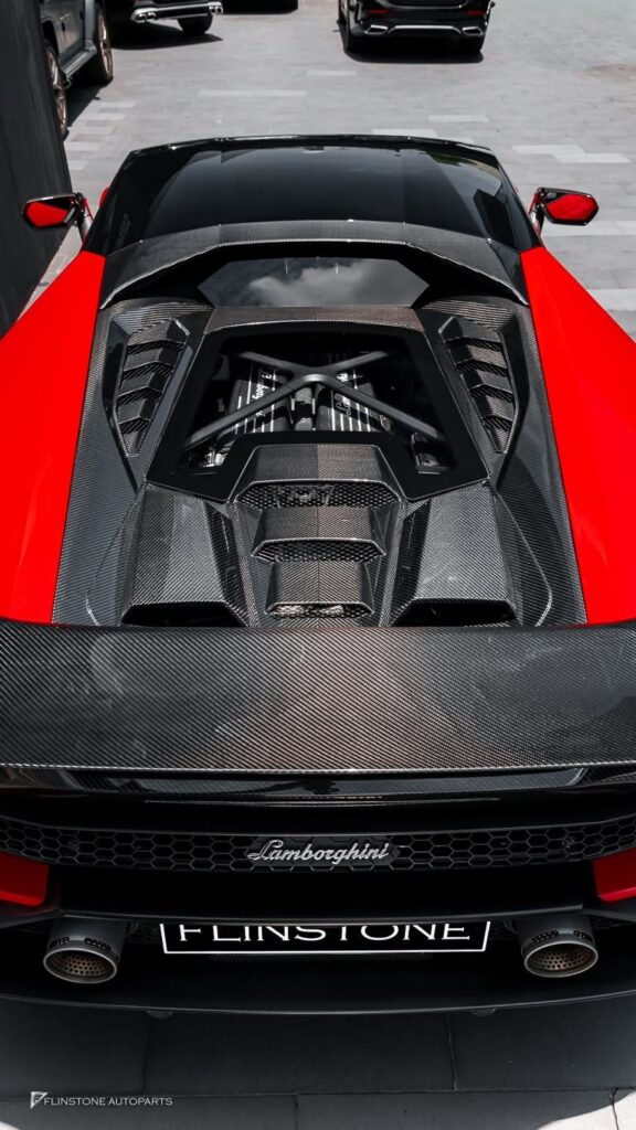 Lamborghini Huracan USUS Autoclave Carbon Fiber Front Lip + USUS Autoclave Carbon Fi