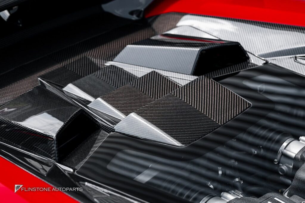 Lamborghini Huracan USUS Autoclave Carbon Fiber Front Lip + USUS Autoclave Carbon Fi