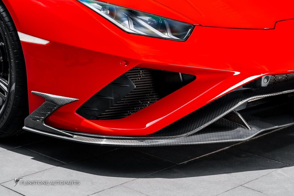 Lamborghini Huracan USUS Autoclave Carbon Fiber Front Lip + USUS Autoclave Carbon Fi