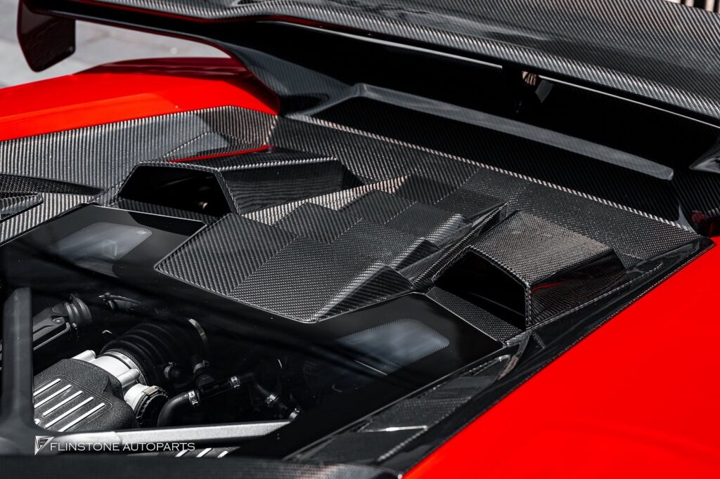 Lamborghini Huracan USUS Autoclave Carbon Fiber Front Lip + USUS Autoclave Carbon Fi