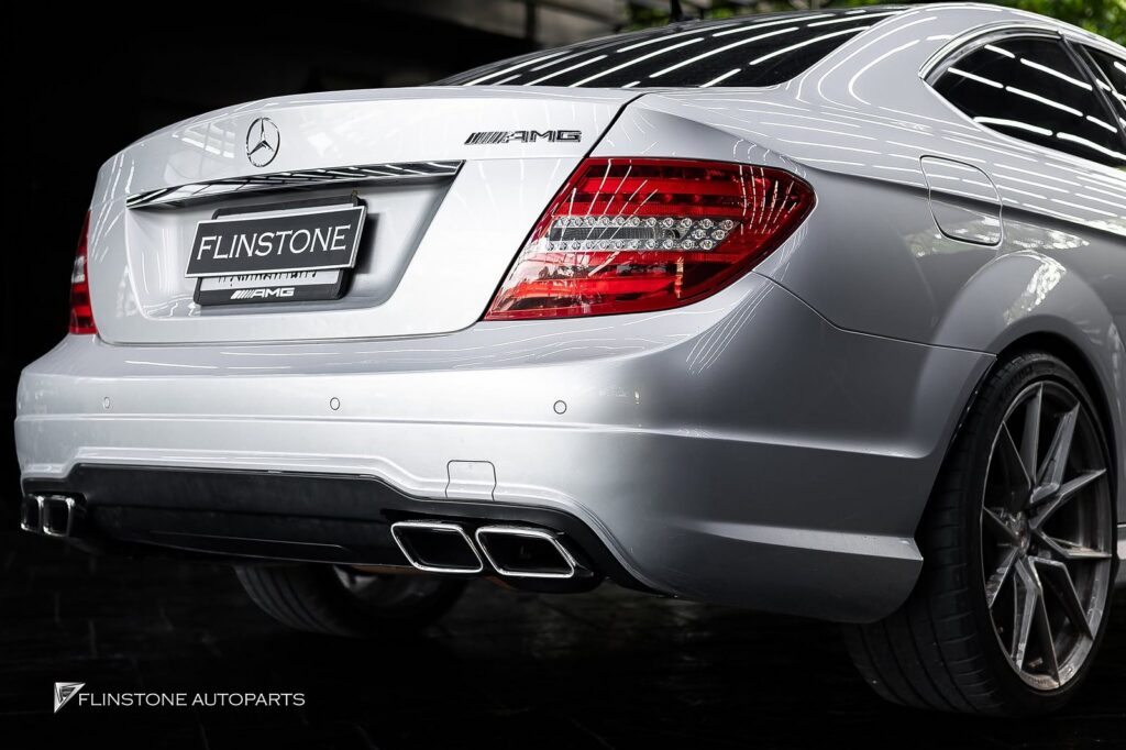 Mercedes-Benz W204-C204 C-Class GT Panamericana Front Grille + C63 AMG Black Series Tailpipe