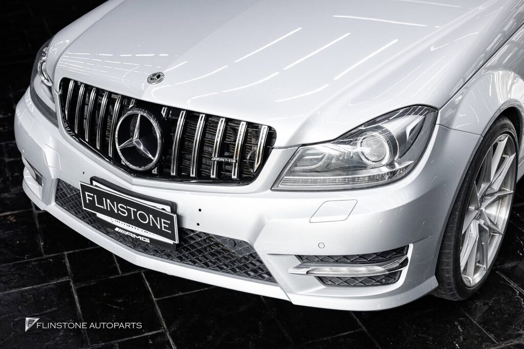 Mercedes-Benz W204-C204 C-Class GT Panamericana Front Grille + C63 AMG Black Series Tailpipe