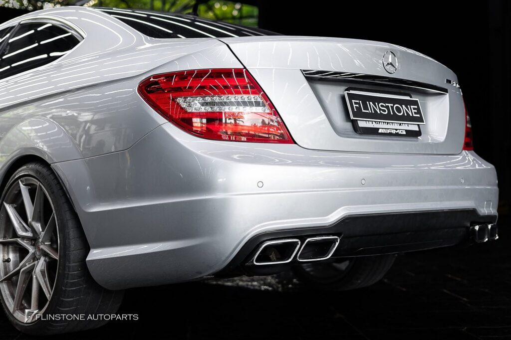 Mercedes-Benz W204-C204 C-Class GT Panamericana Front Grille + C63 AMG Black Series Tailpipe