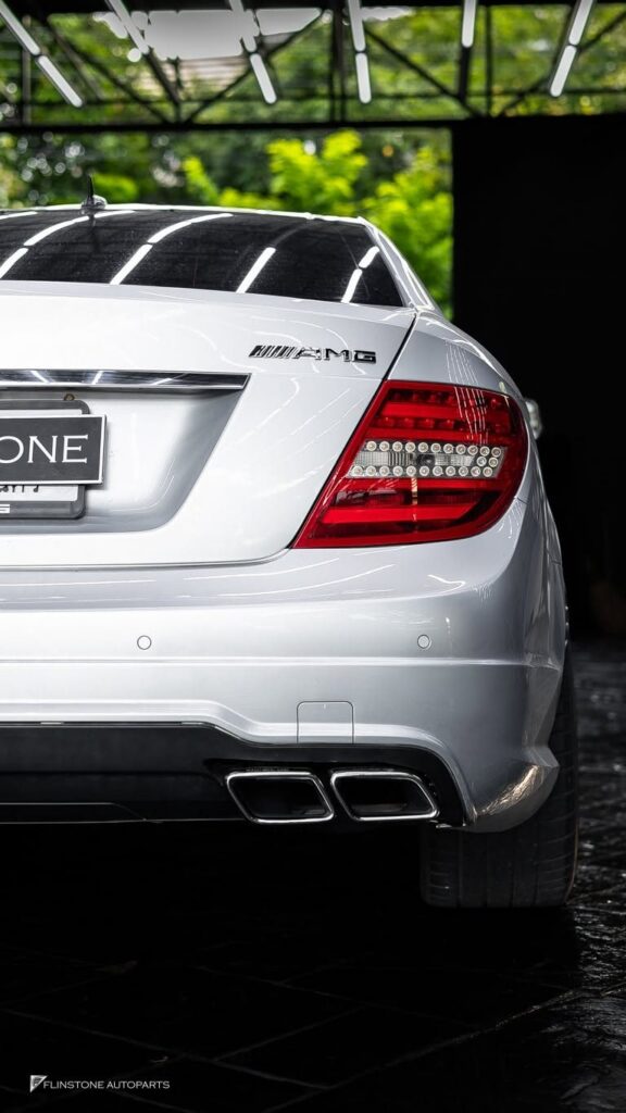 Mercedes-Benz W204-C204 C-Class GT Panamericana Front Grille + C63 AMG Black Series Tailpipe