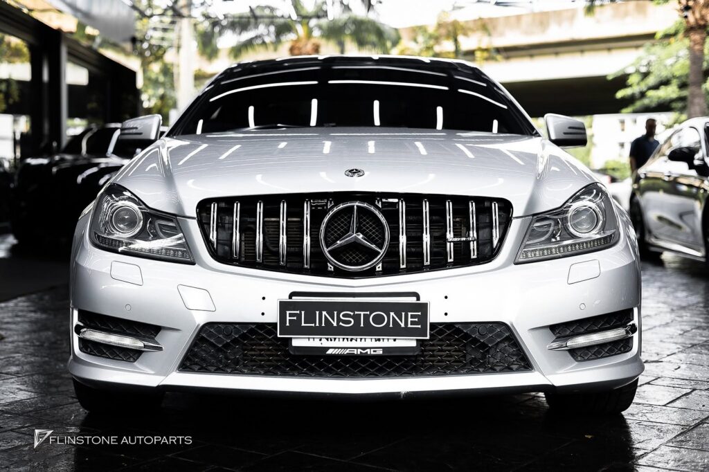 Mercedes-Benz W204-C204 C-Class GT Panamericana Front Grille + C63 AMG Black Series Tailpipe