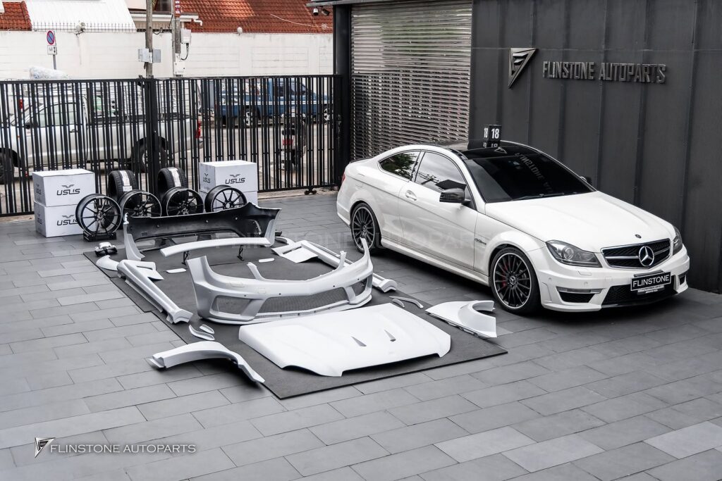 Mercedes-Benz W204-C204 C-Class AMG Black Series Body Kit + USUS Forged Wheel [Custom]