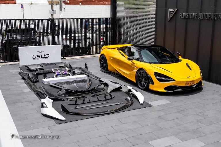 Mclaren USUS Autoclave Carbon Fiber OEM Lip + GTs Carbon Fiber Front Lip