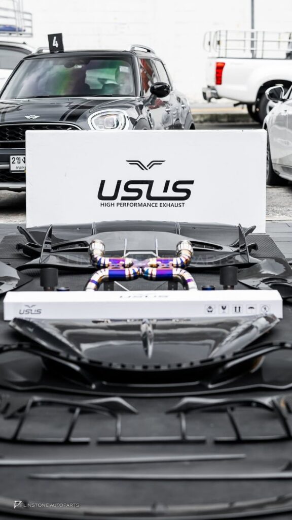 Mclaren USUS Autoclave Carbon Fiber OEM Lip + GTs Carbon Fiber Front Lip