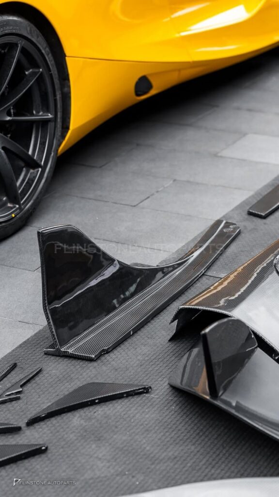 Mclaren USUS Autoclave Carbon Fiber OEM Lip + GTs Carbon Fiber Front Lip