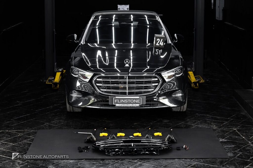 Mercedes-Benz W214 E-Class Genuine W214 Executive Line LED Front Grille + Genuine Softclose