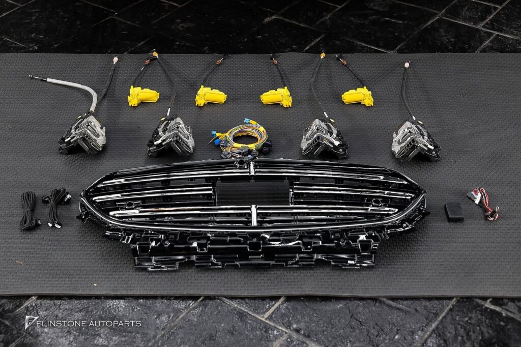 Mercedes-Benz W214 E-Class Genuine W214 Executive Line LED Front Grille + Genuine Softclose