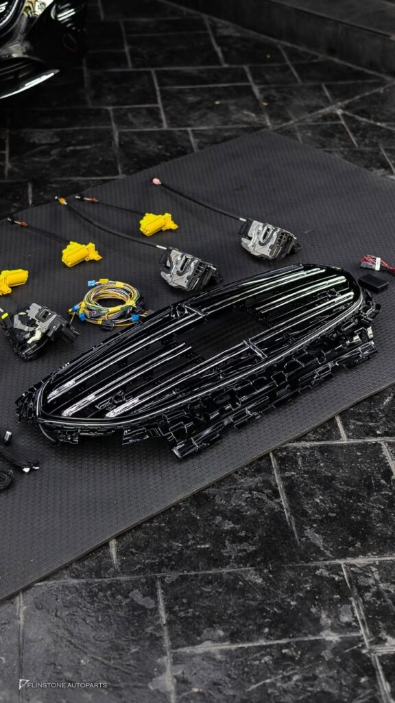 Mercedes-Benz W214 E-Class Genuine W214 Executive Line LED Front Grille + Genuine Softclose
