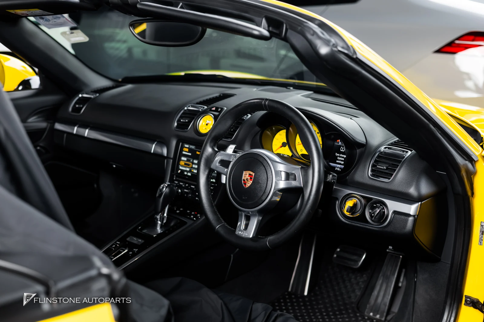 PORSCHE 981 Boxster clock fitted STOPWATCH Genuine