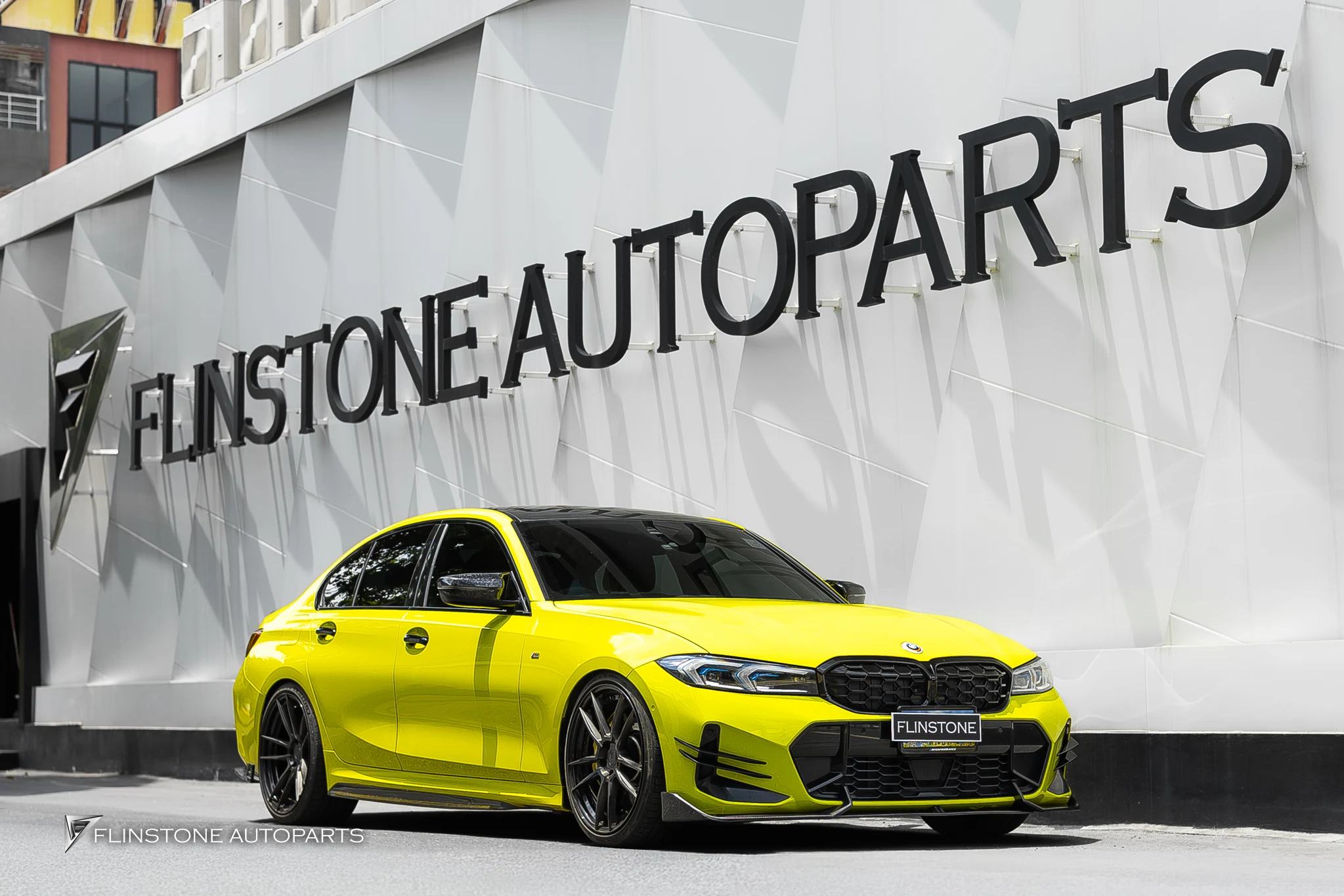BMW G20 Series 3 LCI Carbon Front Lip installation