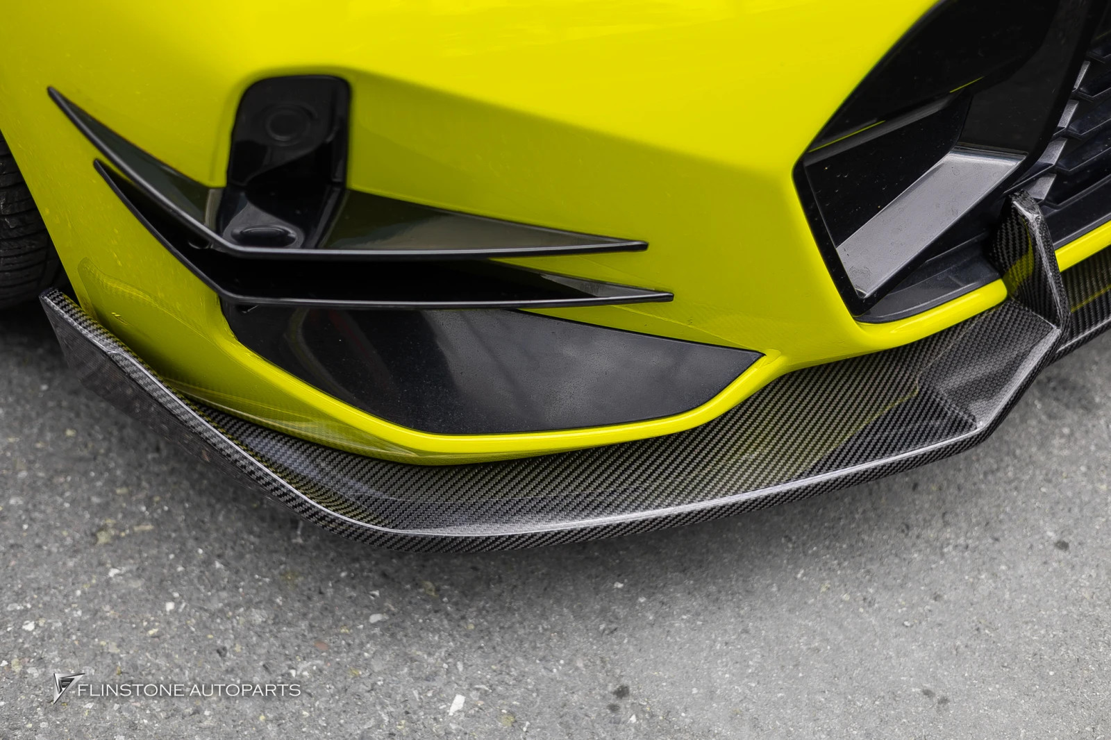 BMW G20 Series 3 LCI Carbon Front Lip installation