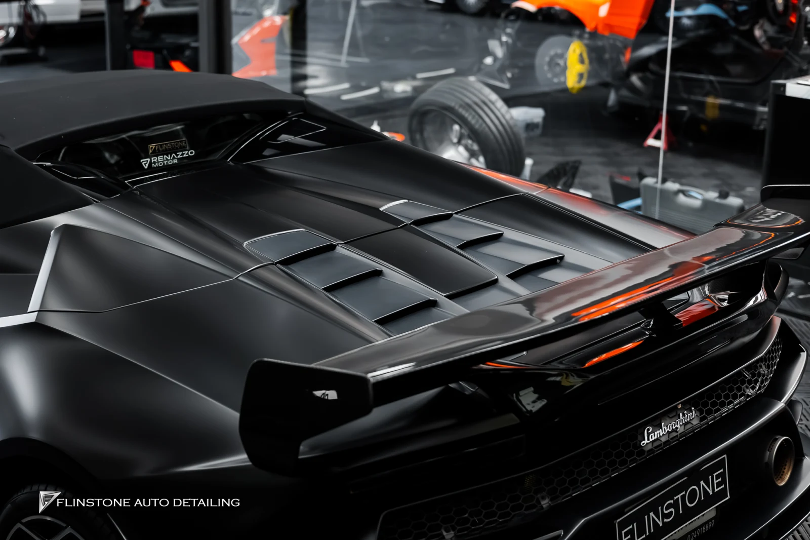 coloured paint protection film from DRESDENPROTECTION for Lamborghini Huracan EVO
