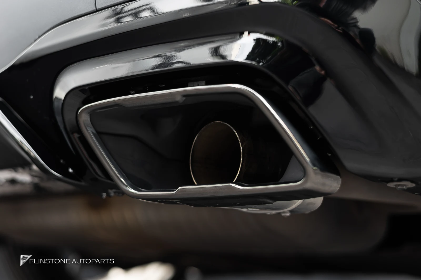 BMW F44 Series 2 rear diffuser with black exhaust tips style M235i