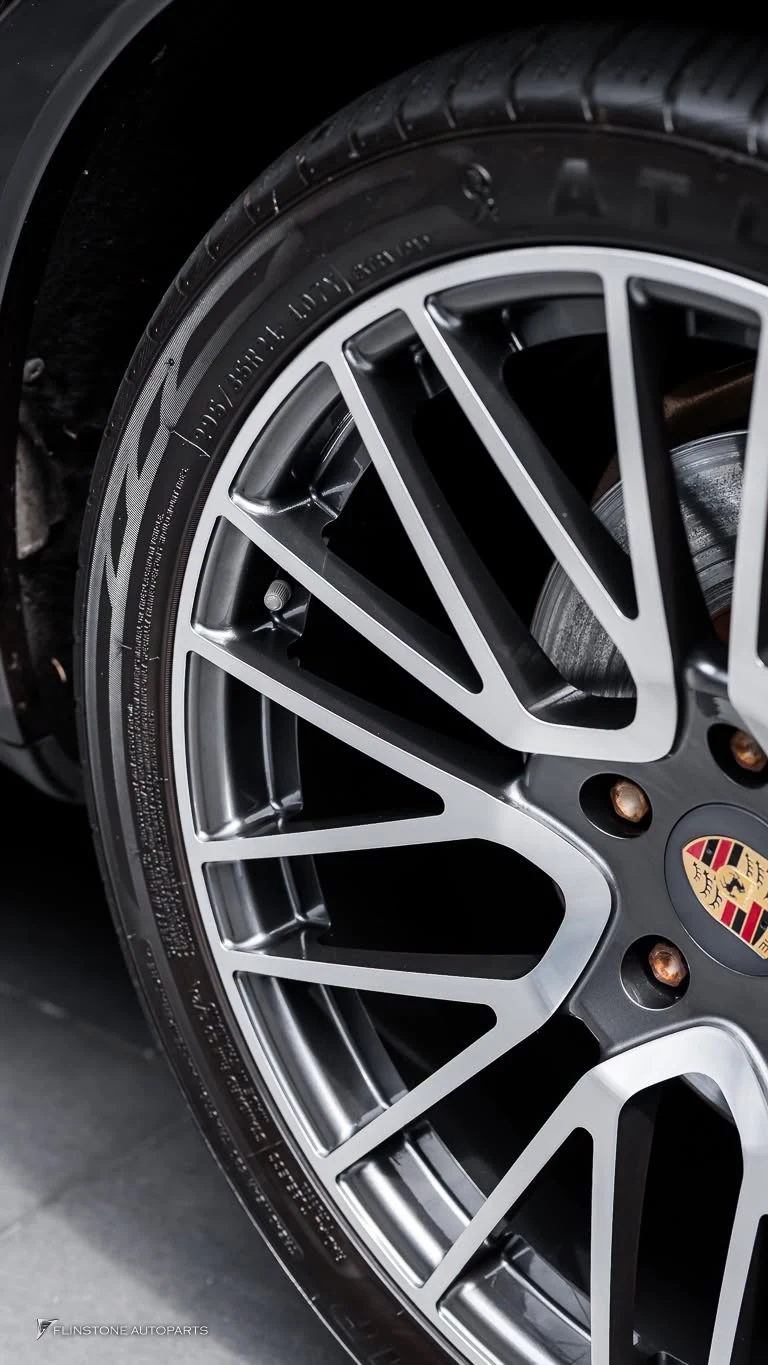 PORSCHE Cayenne 958 更换特别定制的锻造轮毂