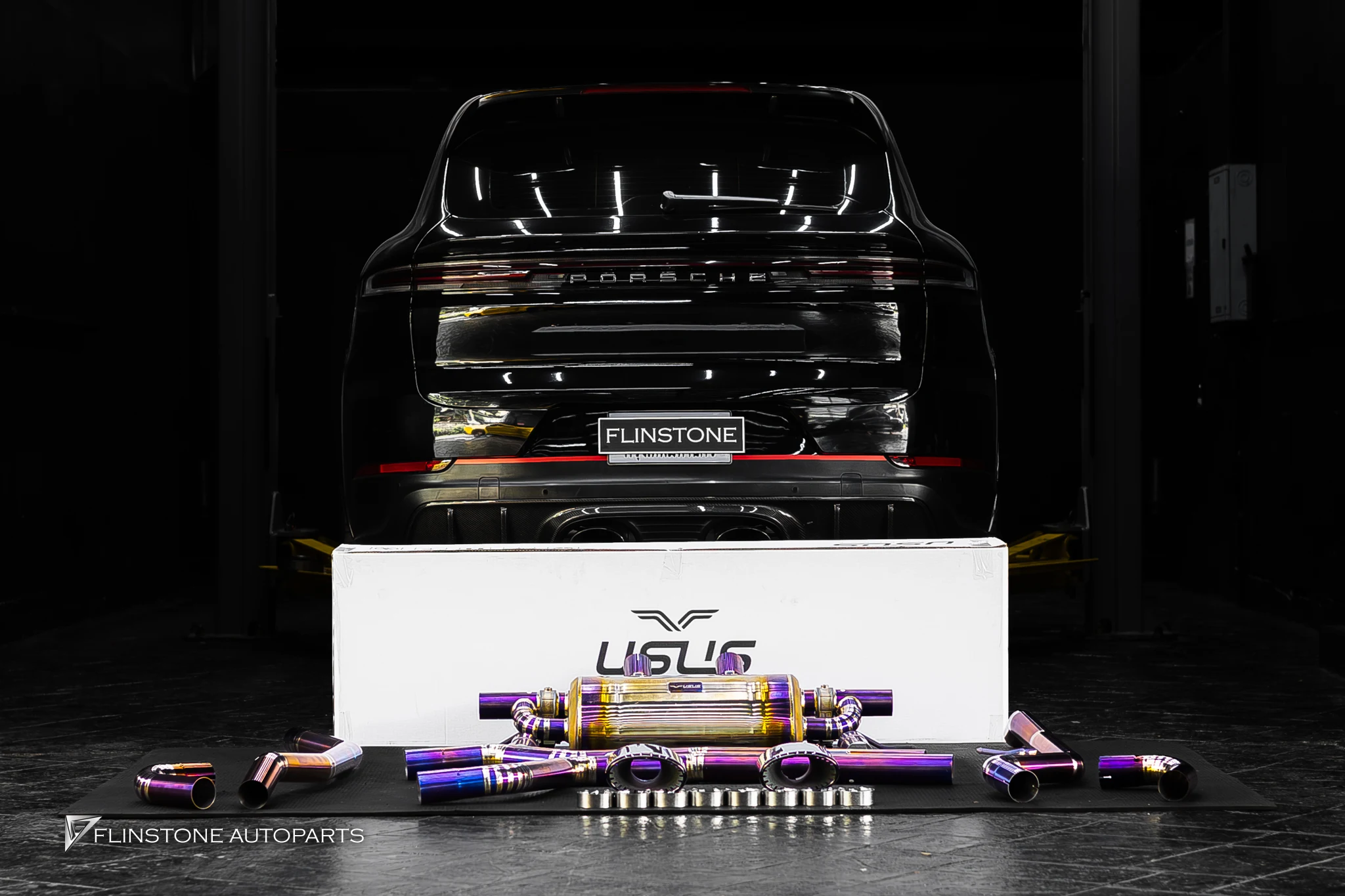 PORSCHE Cayenne 958 ชุดท่อไทเทเนียม USUS ทรง Turbo GT 2026