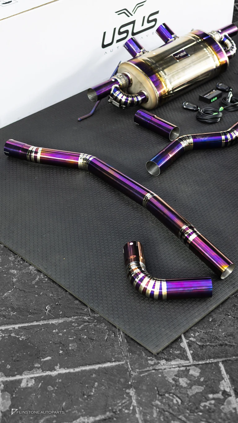 PORSCHE Cayenne 958 titanium exhaust system USUS style Turbo GT 2026