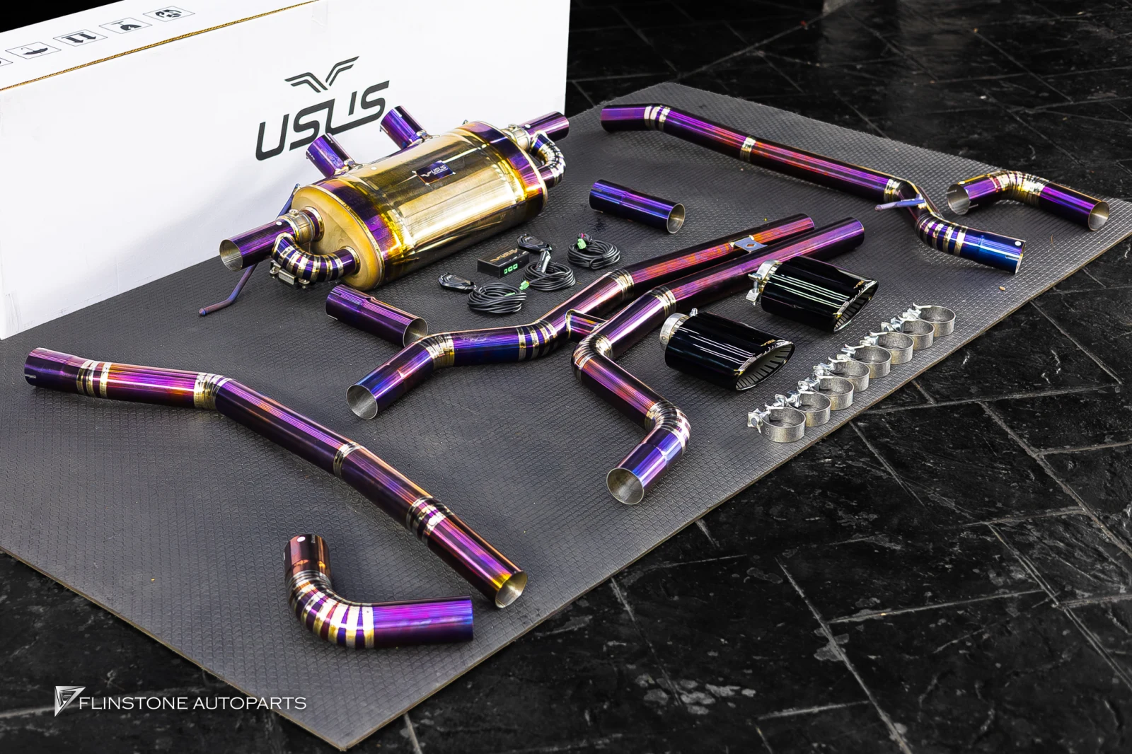 PORSCHE Cayenne 958 titanium exhaust system USUS style Turbo GT 2026
