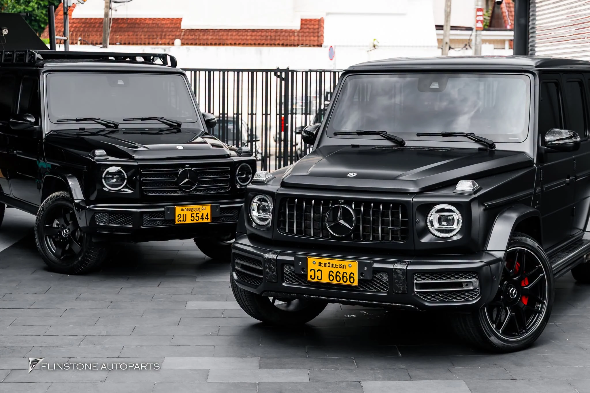 W464 G-Class styling and option upgrades — real installation work at Flinstone Autoparts