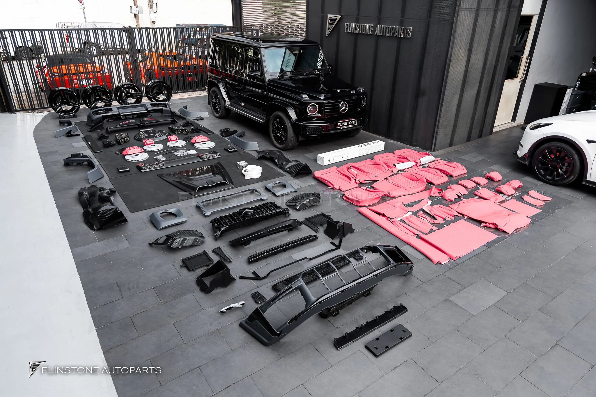 W465 G-Class G63 AMG Body Kit — ผลงานติดตั้งจริงที่ Flinstone Autoparts