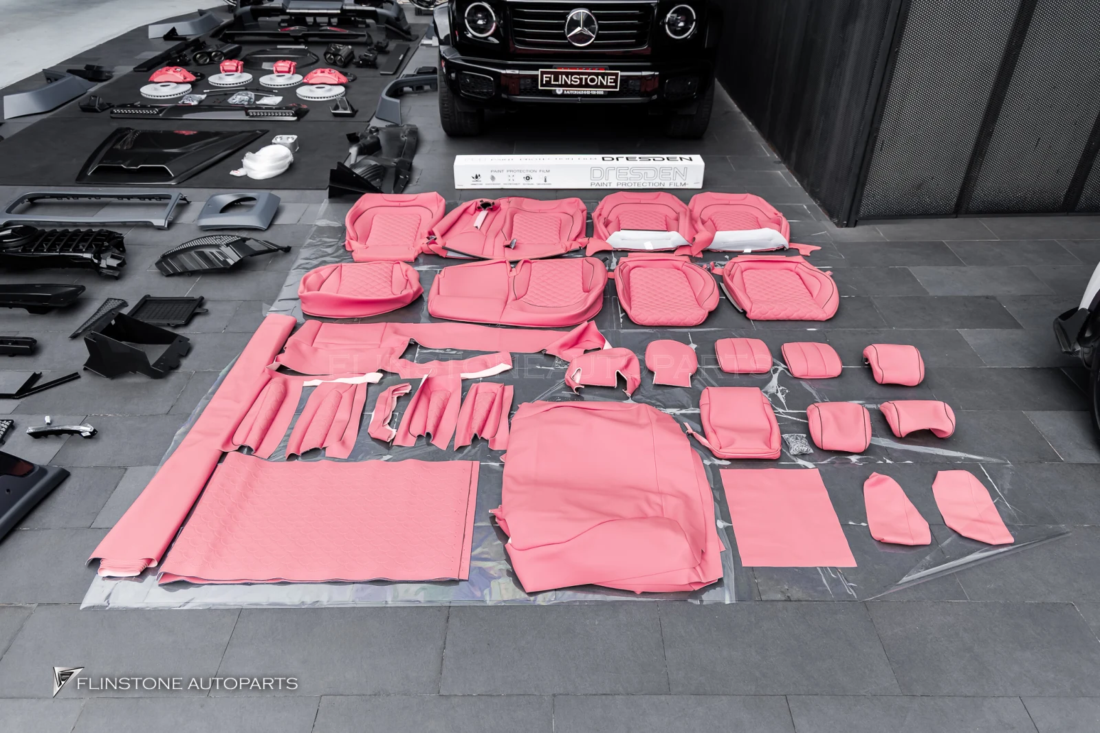 W465 G-Class G63 AMG Body Kit — ผลงานติดตั้งจริงที่ Flinstone Autoparts