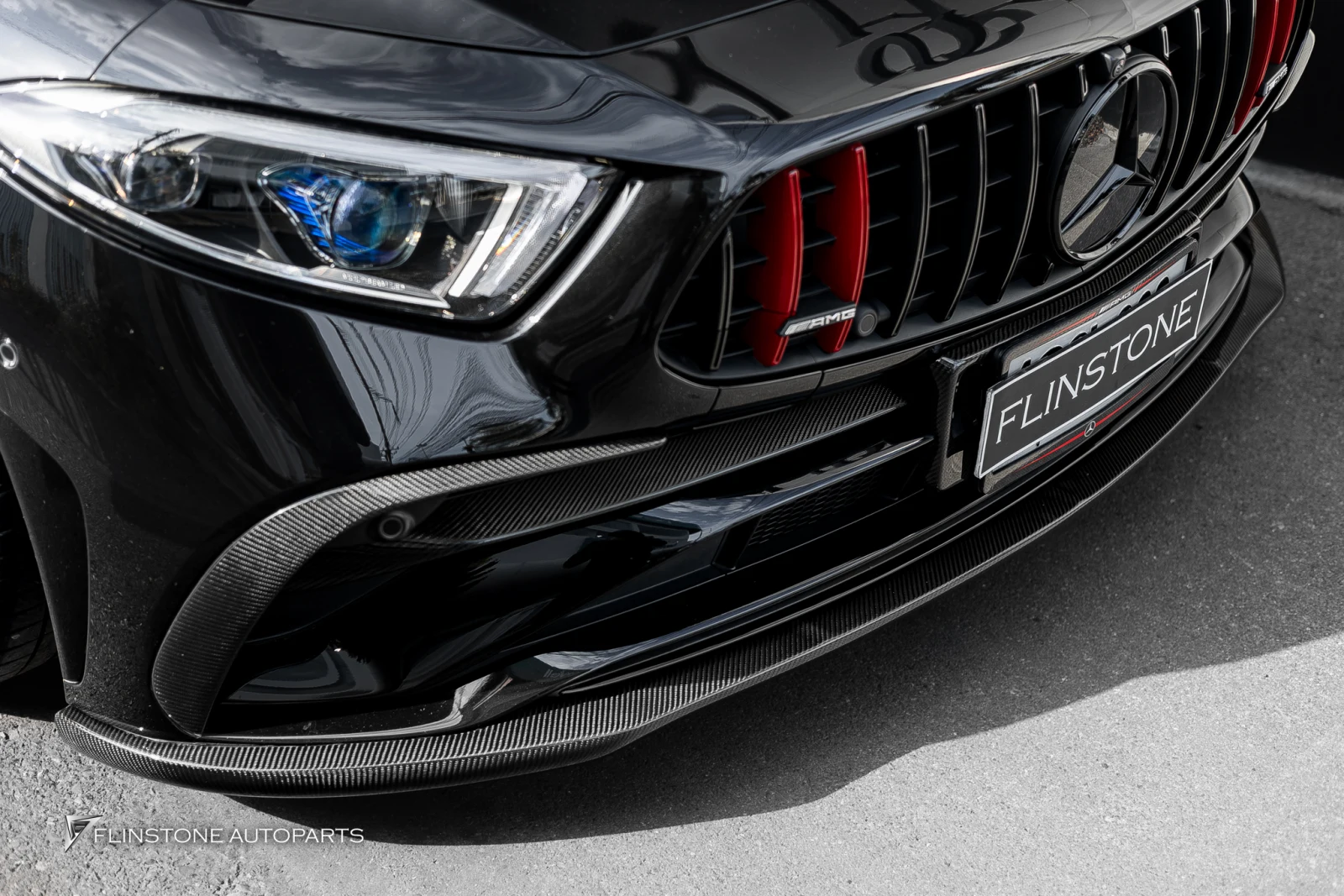 C257 CLS-Class Coupe กระจังหน้า — ผลงานติดตั้งจริงที่ Flinstone Autoparts