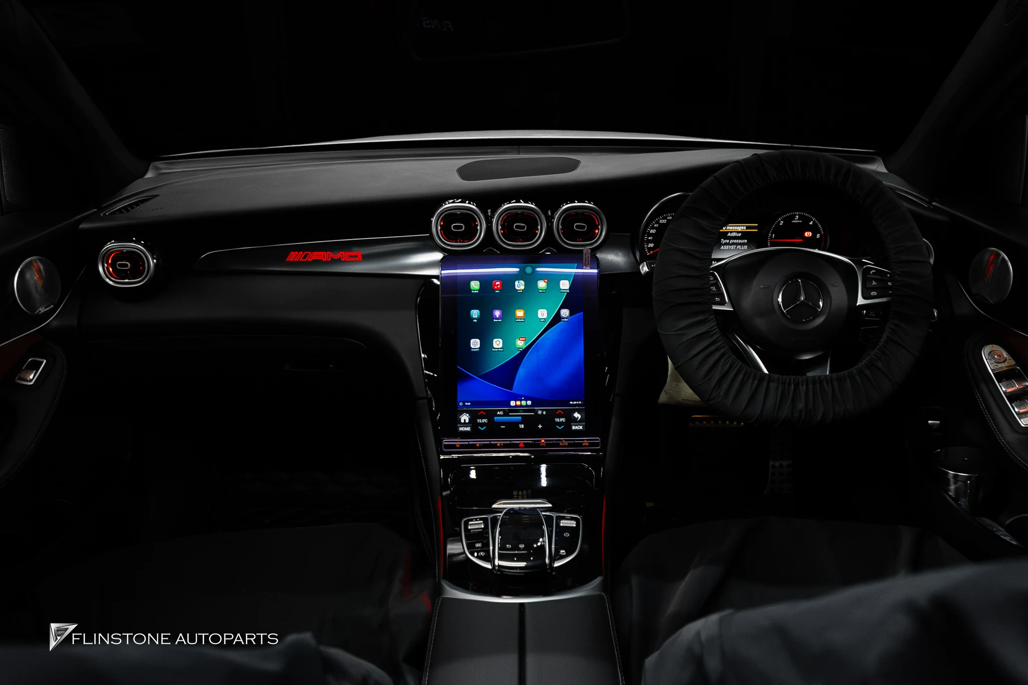 X253 GLC-Class อัปเกรดจอ — ผลงานติดตั้งจริงที่ Flinstone Autoparts